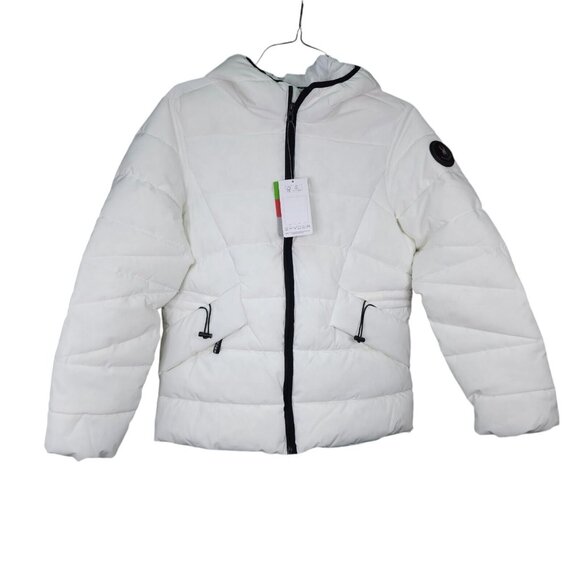 Spyder Jackets & Blazers - Spyder Womens Size L Puffer Jacker Coat White ProWeb-Wind ThermoWed FlexWeb $199